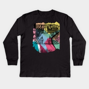 Morgan Wallen - wpap vintage Kids Long Sleeve T-Shirt